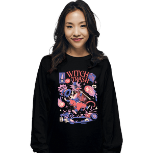 Daily_Deal_Shirts Long Sleeve Shirts, Unisex / Small / Black Witch Trash