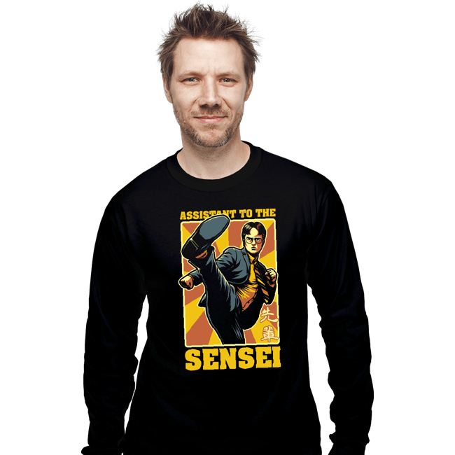 Daily_Deal_Shirts Long Sleeve Shirts, Unisex / Small / Black Assistant To The Sensei