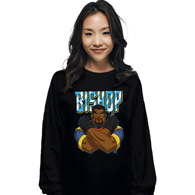 Daily_Deal_Shirts Long Sleeve Shirts, Unisex / Small / Black Bishop 97