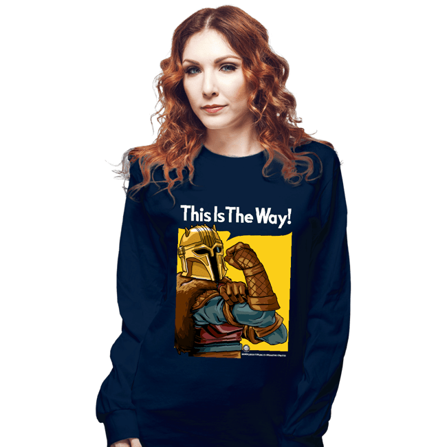 Secret_Shirts Long Sleeve Shirts, Unisex / Small / Navy This Is The Way!