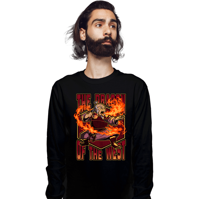 Secret_Shirts Long Sleeve Shirts, Unisex / Small / Black Tea Dragon Of The West