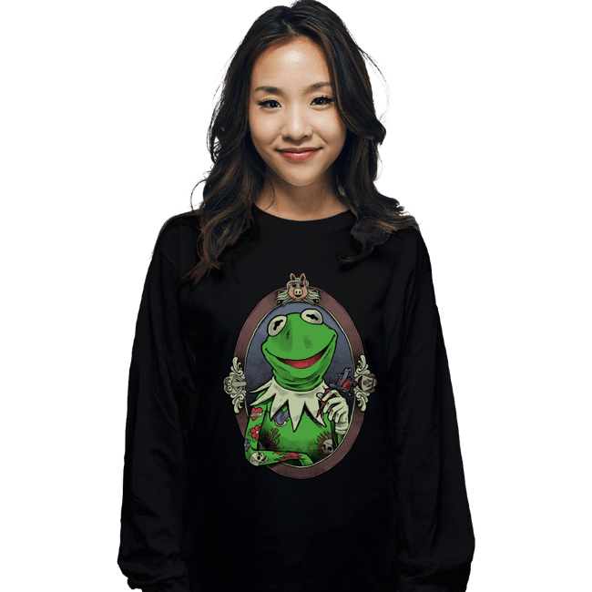 Daily_Deal_Shirts Long Sleeve Shirts, Unisex / Small / Black Muppet Ink