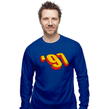 Load image into Gallery viewer, Daily_Deal_Shirts Long Sleeve Shirts, Unisex / Small / Royal Blue &#39;97
