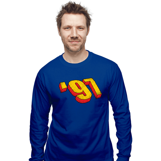 Daily_Deal_Shirts Long Sleeve Shirts, Unisex / Small / Royal Blue '97