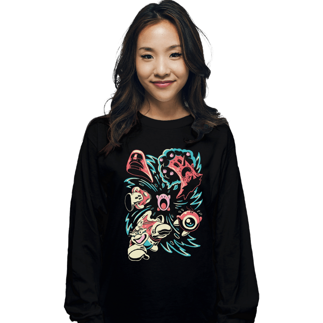 Daily_Deal_Shirts Long Sleeve Shirts, Unisex / Small / Black Infinite Hunger