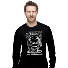 Load image into Gallery viewer, Shirts Long Sleeve Shirts, Unisex / Small / Black Magical Black Cat Girl

