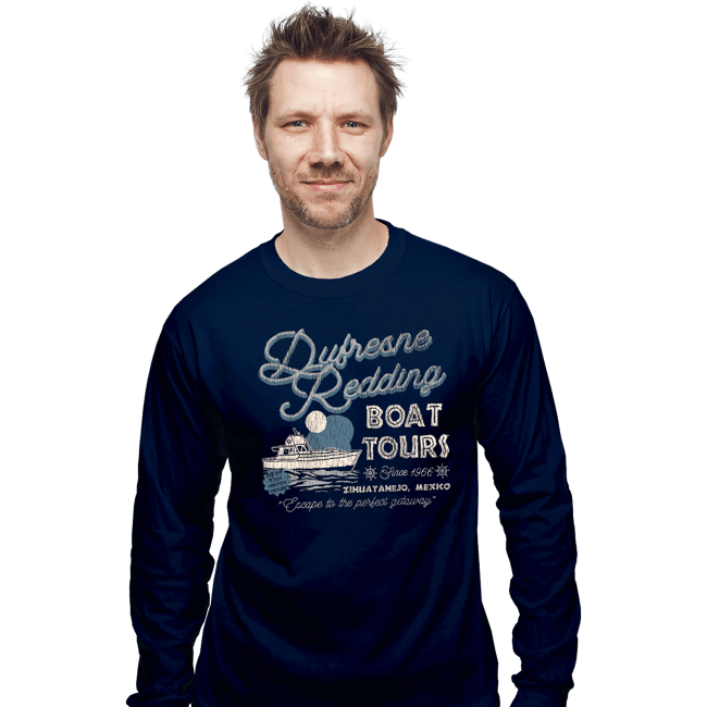 Secret_Shirts Long Sleeve Shirts, Unisex / Small / Navy Drufresne Redding Boat Tours
