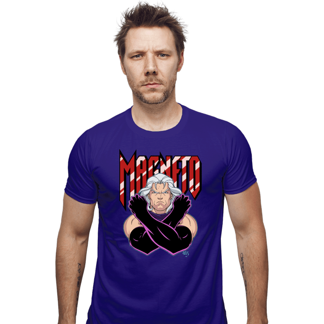 Daily_Deal_Shirts Fitted Shirts, Mens / Small / Violet Magneto 97