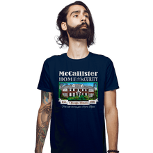 Load image into Gallery viewer, Secret_Shirts Fitted Shirts, Mens / Small / Navy McCallister Home Security
