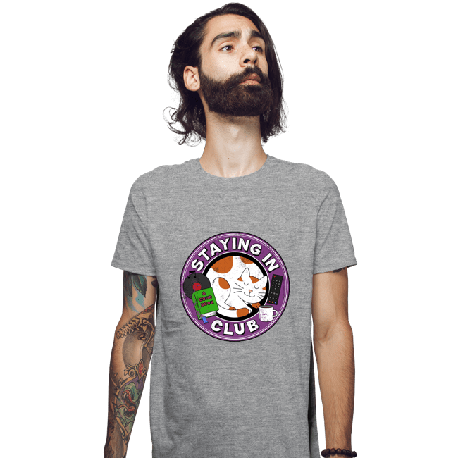 Secret_Shirts Fitted Shirts, Mens / Small / Sports Grey Staying In Club