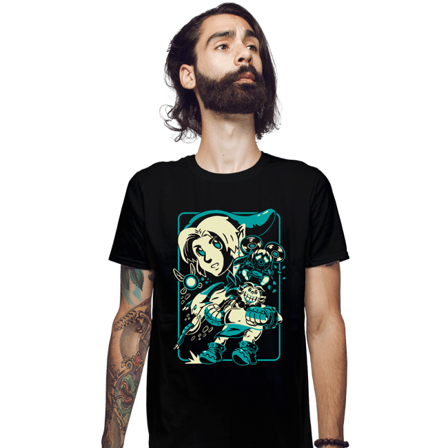 Daily_Deal_Shirts Fitted Shirts, Mens / Small / Black Legendary Shapeshifter