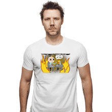 Load image into Gallery viewer, Secret_Shirts Fitted Shirts, Mens / Small / White I Love My Job
