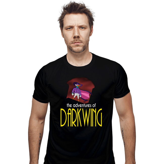Secret_Shirts Fitted Shirts, Mens / Small / Black Darkwing Animated Series