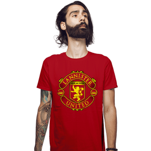Daily_Deal_Shirts Fitted Shirts, Mens / Small / Red Lannister United