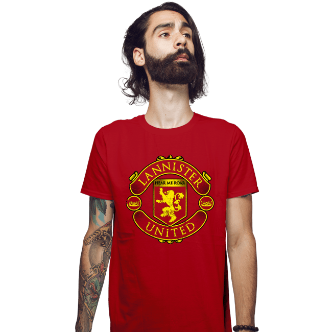 Daily_Deal_Shirts Fitted Shirts, Mens / Small / Red Lannister United