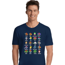 Load image into Gallery viewer, Secret_Shirts Premium Shirts, Unisex / Small / Navy The Many Suits Of Samus!
