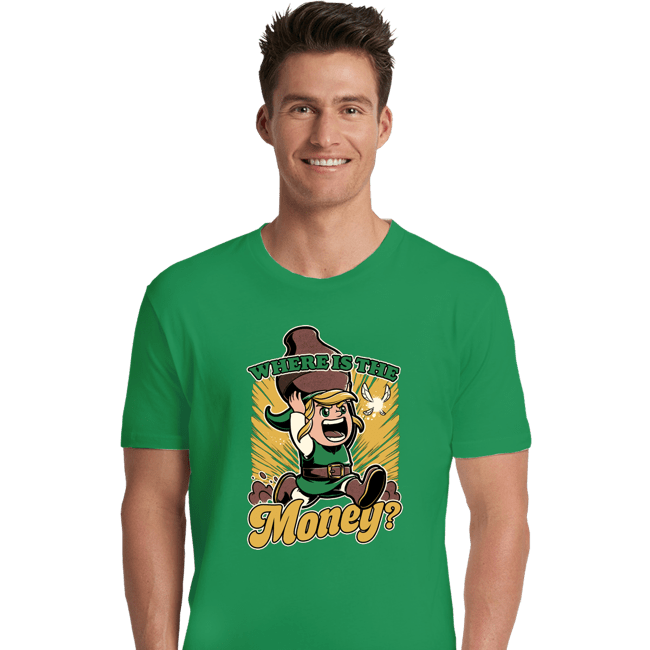 Secret_Shirts Premium Shirts, Unisex / Small / Irish Green Where Is The Money?
