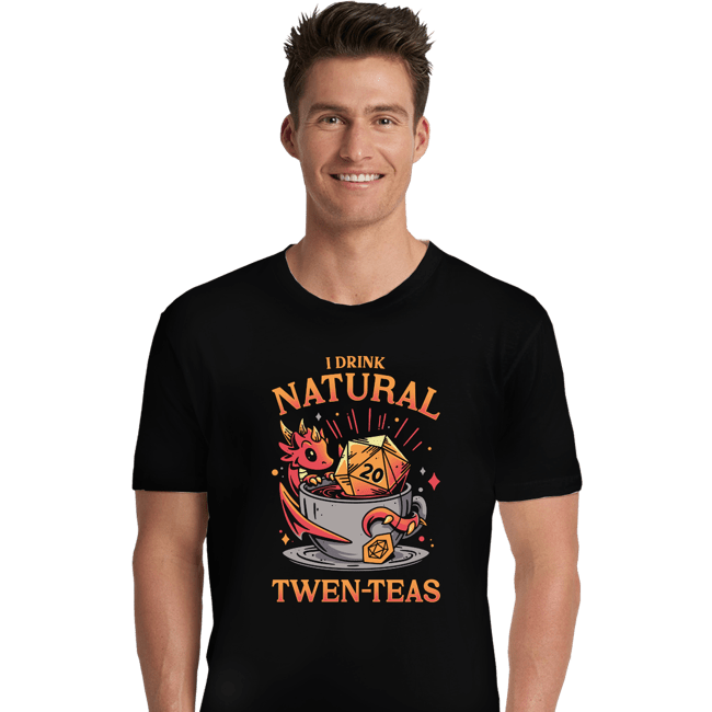 Daily_Deal_Shirts Premium Shirts, Unisex / Small / Black D20 Tea Time