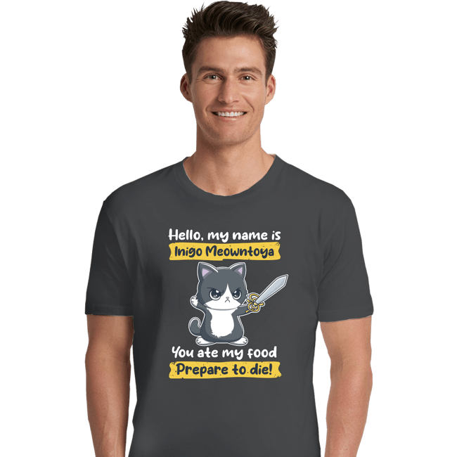 Daily_Deal_Shirts Premium Shirts, Unisex / Small / Charcoal Inigo Meowntoya
