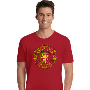 Daily_Deal_Shirts Premium Shirts, Unisex / Small / Red Lannister United