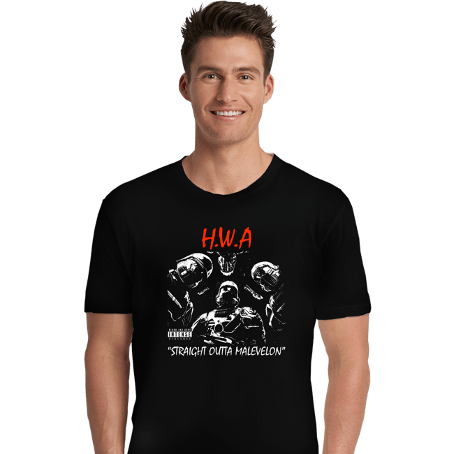 Daily_Deal_Shirts Premium Shirts, Unisex / Small / Black HWA - Straight Outta Malevelon