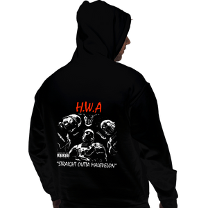 Daily_Deal_Shirts Pullover Hoodies, Unisex / Small / Black HWA - Straight Outta Malevelon