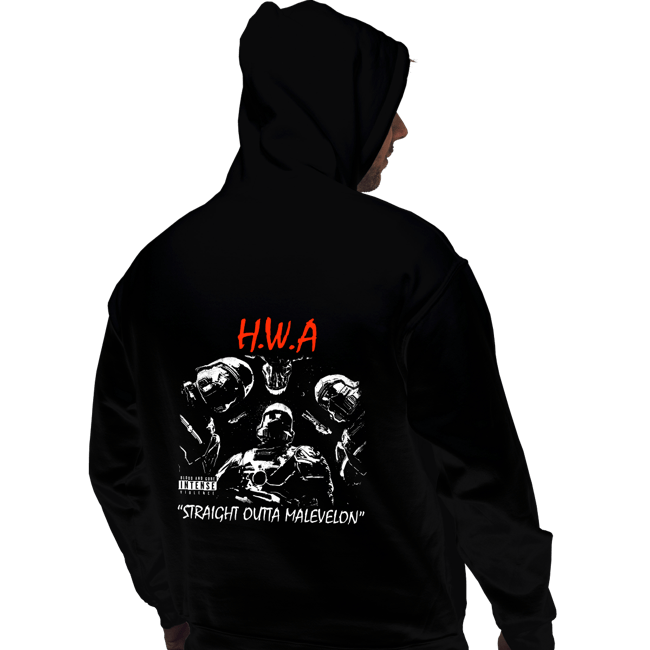 Daily_Deal_Shirts Pullover Hoodies, Unisex / Small / Black HWA - Straight Outta Malevelon