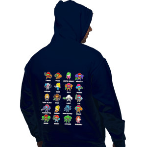 Secret_Shirts Pullover Hoodies, Unisex / Small / Navy The Many Suits Of Samus!