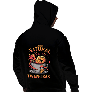 Daily_Deal_Shirts Pullover Hoodies, Unisex / Small / Black D20 Tea Time