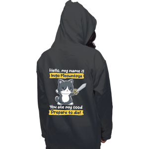 Daily_Deal_Shirts Pullover Hoodies, Unisex / Small / Charcoal Inigo Meowntoya