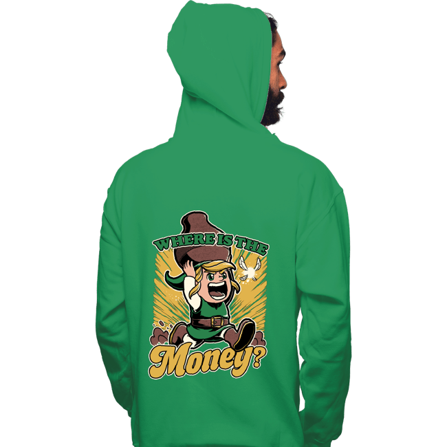 Secret_Shirts Pullover Hoodies, Unisex / Small / Irish Green Where Is The Money?