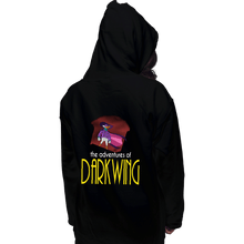 Load image into Gallery viewer, Secret_Shirts Pullover Hoodies, Unisex / Small / Black Darkwing Animated Series
