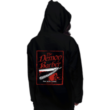 Load image into Gallery viewer, Daily_Deal_Shirts Pullover Hoodies, Unisex / Small / Black The Demon Barber.
