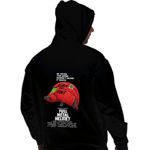 Load image into Gallery viewer, Shirts Pullover Hoodies, Unisex / Small / Black Full Metal Helmet
