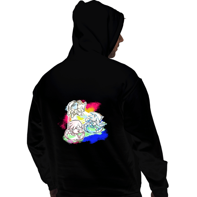 Daily_Deal_Shirts Pullover Hoodies, Unisex / Small / Black Vivid Velocity