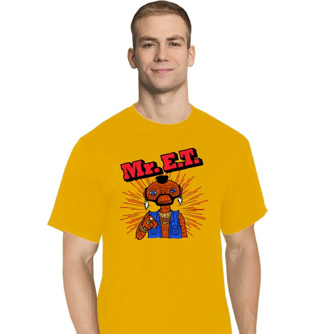 Daily_Deal_Shirts T-Shirts, Tall / Large / White Mr. E.T.