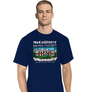 Secret_Shirts T-Shirts, Tall / Large / Navy McCallister Home Security