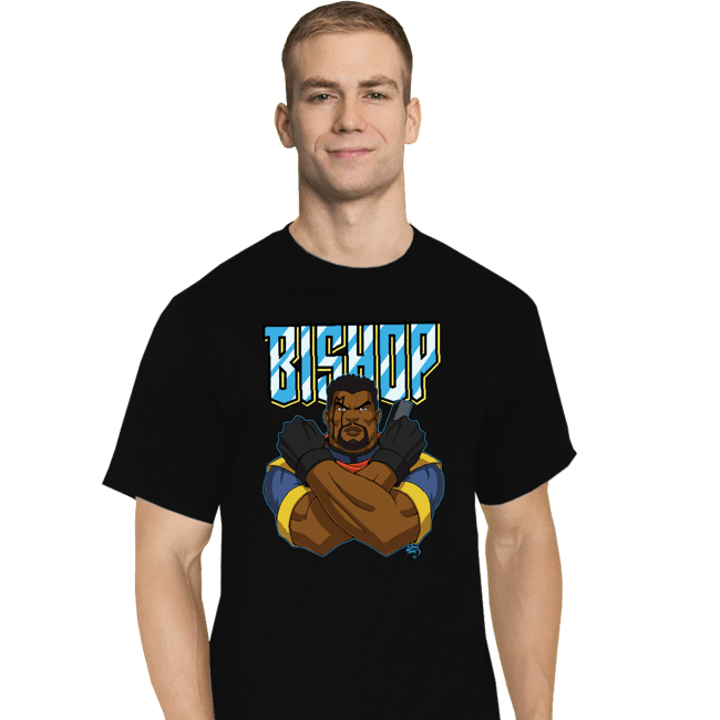 Daily_Deal_Shirts T-Shirts, Tall / Large / Black Bishop 97