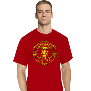 Daily_Deal_Shirts T-Shirts, Tall / Large / Red Lannister United