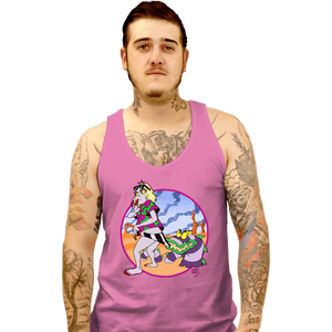Daily_Deal_Shirts Tank Top, Unisex / Small / Pink Beetletone