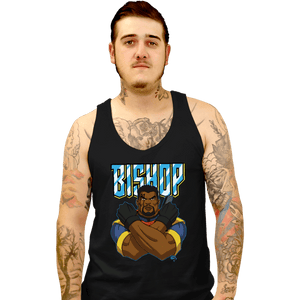 Daily_Deal_Shirts Tank Top, Unisex / Small / Black Bishop 97