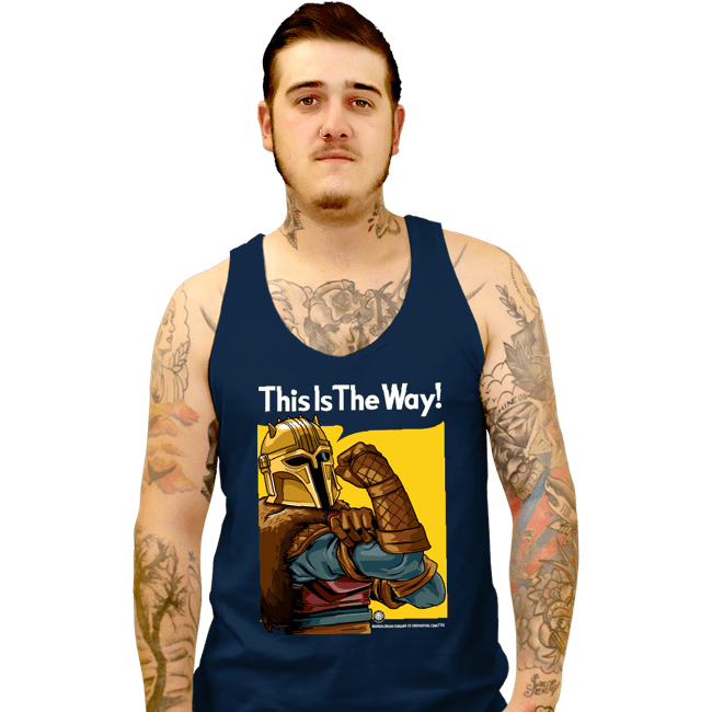 Secret_Shirts Tank Top, Unisex / Small / Navy This Is The Way!