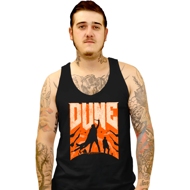 Daily_Deal_Shirts Tank Top, Unisex / Small / Black Dune Slayer