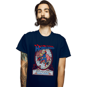 Secret_Shirts T-Shirts, Unisex / Small / Navy Homelander Comic