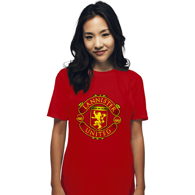 Daily_Deal_Shirts T-Shirts, Unisex / Small / Red Lannister United