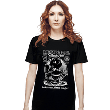 Load image into Gallery viewer, Shirts T-Shirts, Unisex / Small / Black Magical Black Cat Girl
