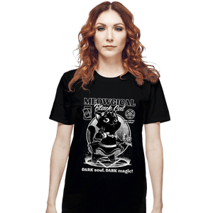 Shirts T-Shirts, Unisex / Small / Black Magical Black Cat Girl