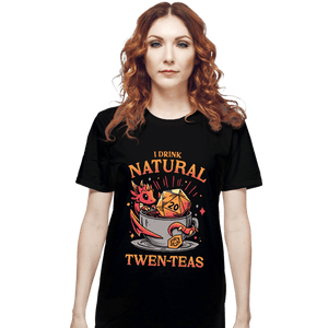 Daily_Deal_Shirts T-Shirts, Unisex / Small / Black D20 Tea Time
