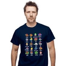 Load image into Gallery viewer, Secret_Shirts T-Shirts, Unisex / Small / Navy The Many Suits Of Samus!
