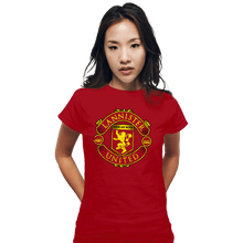 Load image into Gallery viewer, Daily_Deal_Shirts Fitted Shirts, Woman / Small / Red Lannister United
